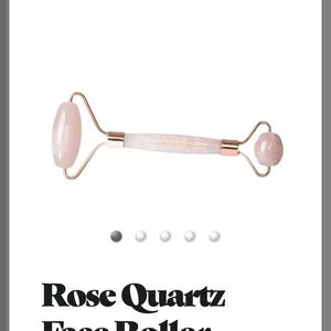 NIB grace &stella rose quartz facial roller